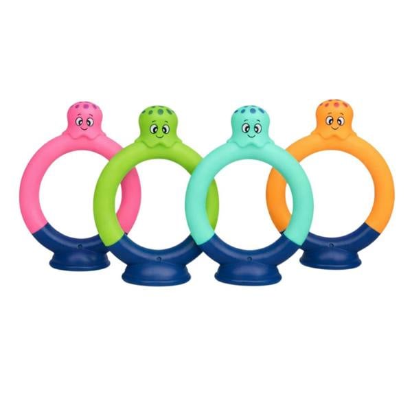 SwimTech Jelly Fish Dive Rings (Pack of 4) - Multicoloured