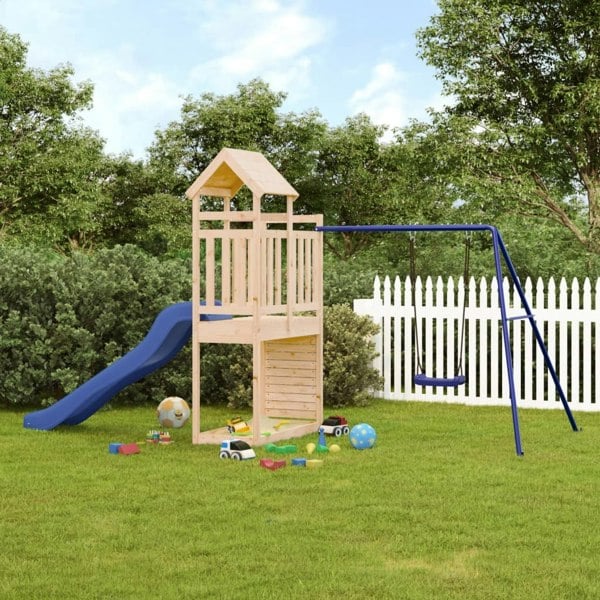 Berkfield Outdoor Playset Solid Wood Pine