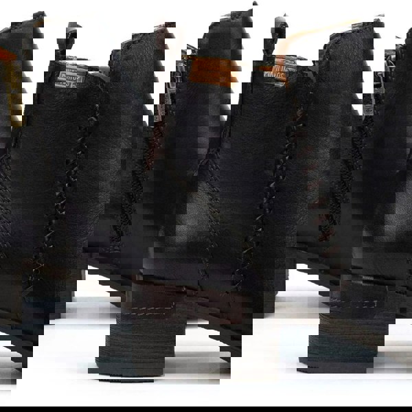 Pikolinos Malaga - Women’s Black Mid Heel Zip Leather Ankle Boots