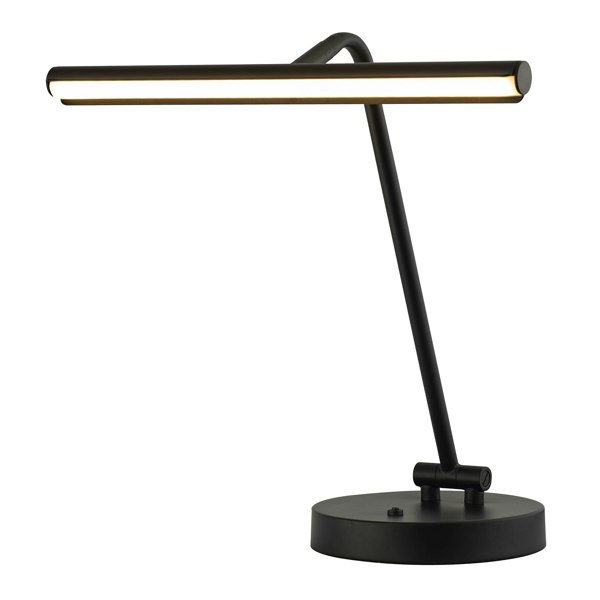 Modern Picture Light Designed LED Black Desk Lamp with Touch Dimmer Button Image 2