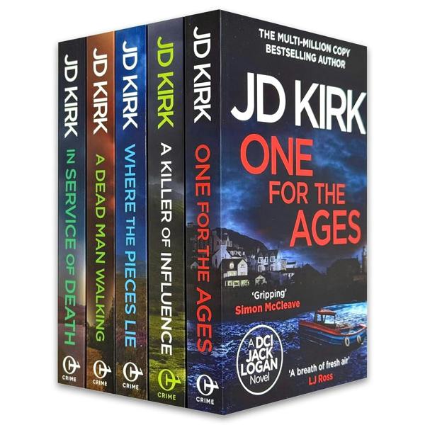 DCI Logan Crime Thrillers Books 16-20 Collection Set by JD Kirk