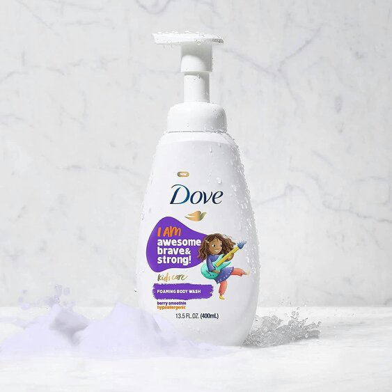 Dove Kids Care Body Wash Berry Smoothie Hypoallergenic Shower Gel 400ml