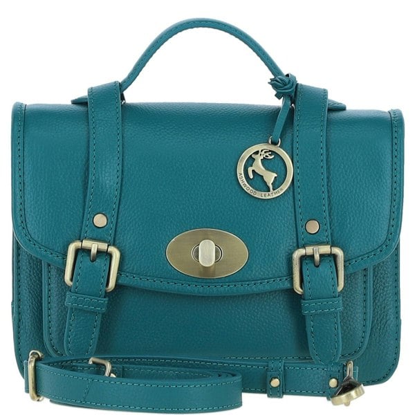 Stylish Real Leather Large Satchel Bag: y-63