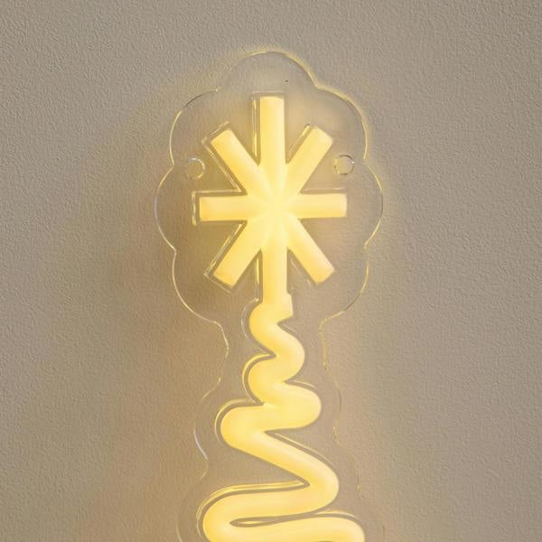 Samuel Alexander 40cm USB Powered Neon Christmas Tree Light with Multi-Coloured LEDs