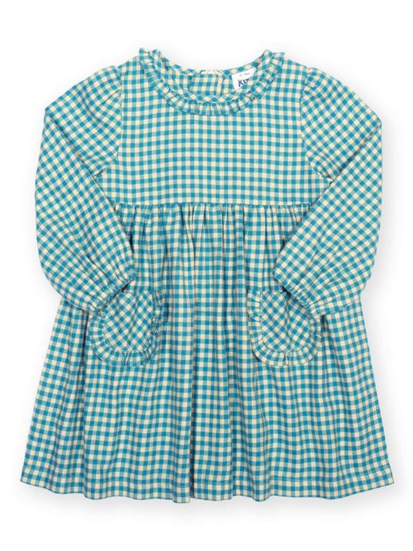 Kite Girls Organic Ocean Check Dress