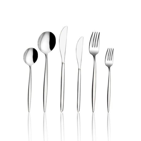 Rozi Asya Collection 24-Piece Cutlery Set (For 4 people)
