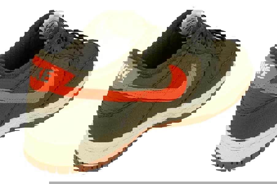 Nike Dunk Low Se GS Trainers Dc9561  300 - Sequoia Orange Medium Olive 300 - Photo 2