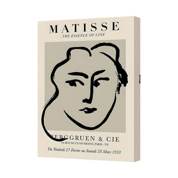 Benjamin Tate Design Henri Matisse The Essence Of Line Canvas Print Wall Art