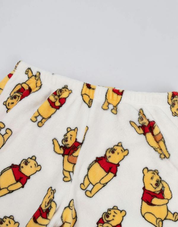 Winnie the Pooh Womens Red Bear Long Sleeve Long Leg Pyjama Set
