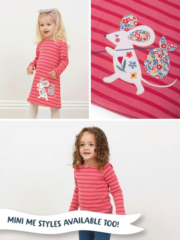Kite Organic Portesham Jersey Top Rosey Stripe