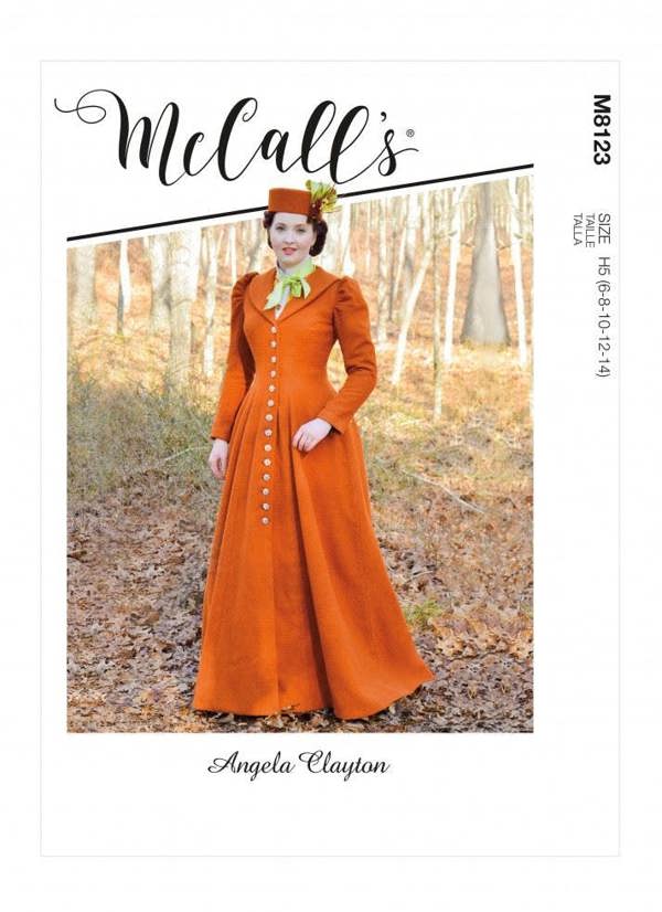 McCalls 8123 Paper Sewing Pattern – Women's Coat, Intermediate