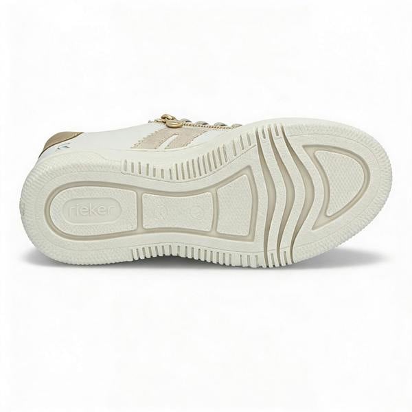 Rieker ENYA Court Trainers in White