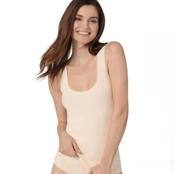 Sloggi - Go 2 - Pack Stretch Tank Tops, Fresh Powder - Boxers - and - Briefs.net