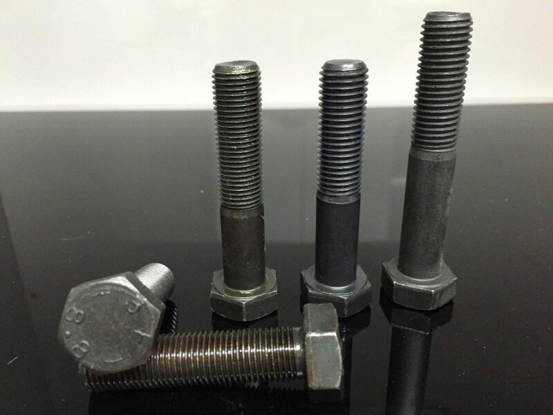 Fixaball M12x1.5P Fine Hex Bolt High Tensile 8.8 Self Colour Over 110mm