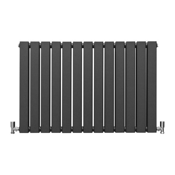 Designer Flat Panel Radiator - Anthracite Grey (600mm x 910mm)