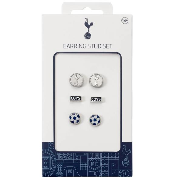 The Carat Shop Tottenham Hotspur Stud Earring Set