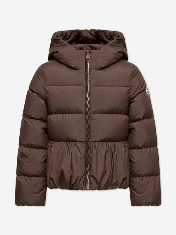 Moncler Enfant Girls Down Padded Elizaveta Jacket in Brown