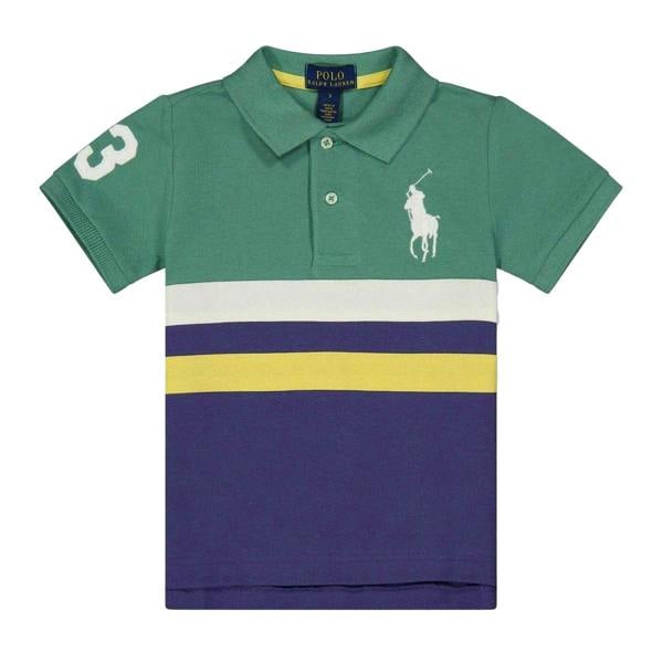 Ralph Lauren Boys Cotton Rugby Polo Shirt - Fairway Green - 