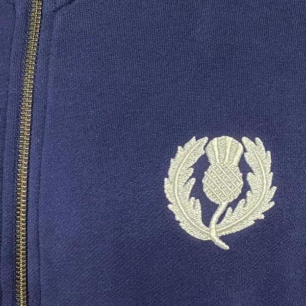 Ellis Rugby 1990 Scotland Rugby Sweatshirt Zipper Grand Slam