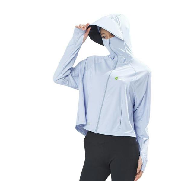 Anniou Hooded Cropped Sun Protection Jacket