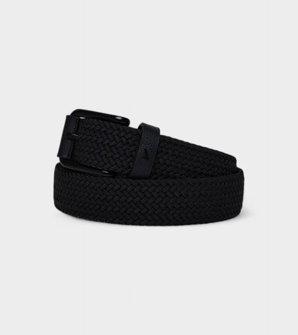 Votch Seb Vegan Bio-Based Bamboo Braided belt in black