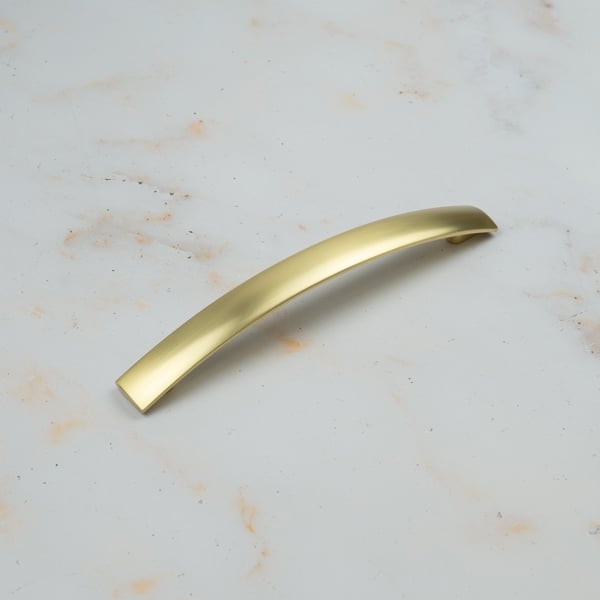 Handle & Home Brushed Brass Bow Cabinet Handle