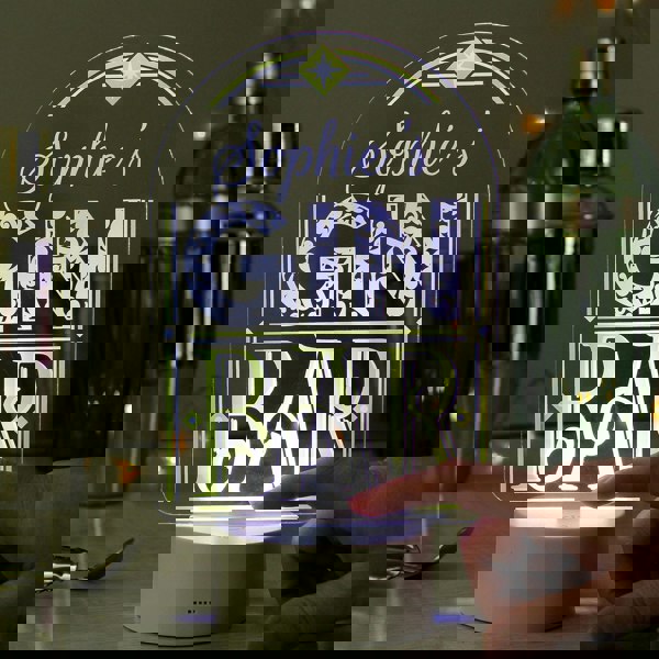 Personalised Memento Company Personalised LED Colour Changing Gin Bar Sign