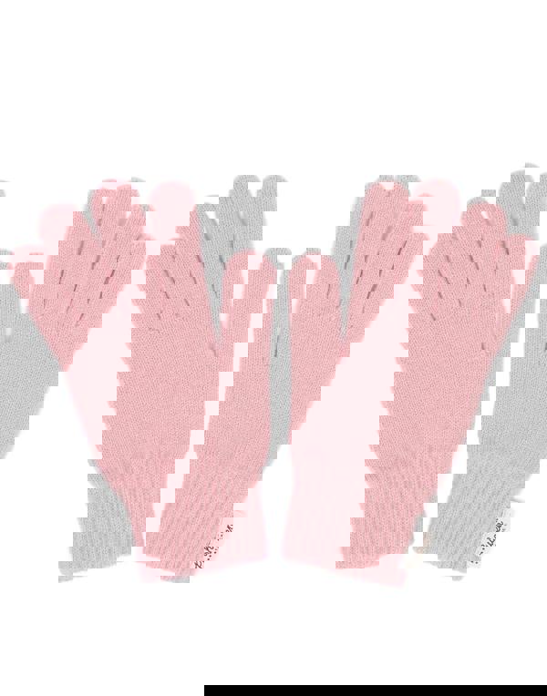 Pusheen Womens Pink Beanie and Gloves Set (One Size) [dis]