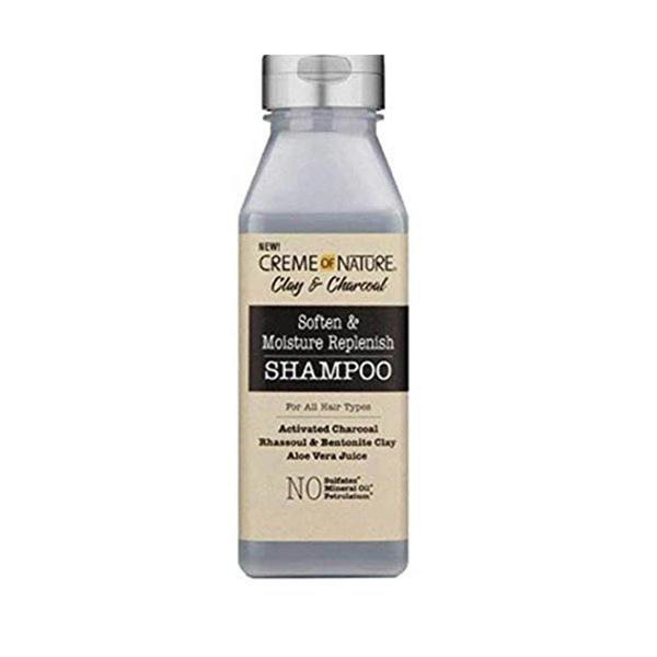Creme of Nature Clay & Charcoal Moisture Replenish Shampoo for dry and natural hair