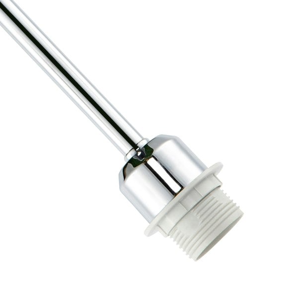 Classic Polished Chrome Ceiling Light Fixture to Showcase Lamp Shades Image 5