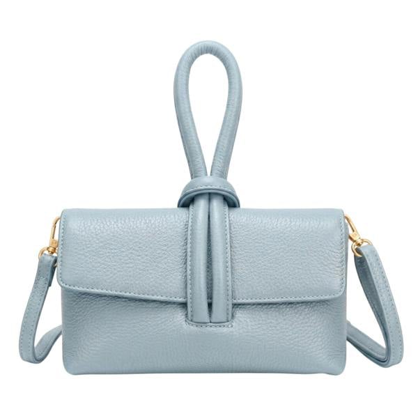 Kitise Knotted Loop Top Handle Mini Crossbody Shoulder Handbag