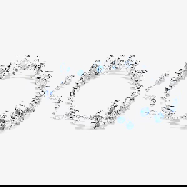 Swarovski Constella Rhodium Plated Blue & White Crystal Bracelet 5722479