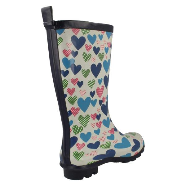 Spot On Girls Spot On Heart Print Boot