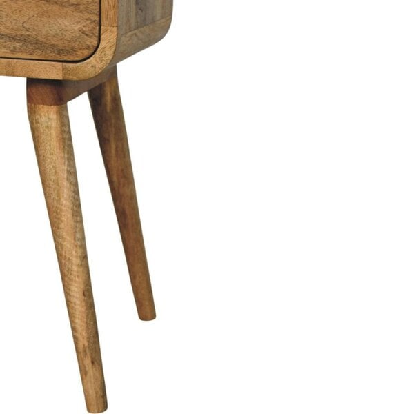Wyld Haus Vicenza Natural Mango Wood Nightstand with Drawer
