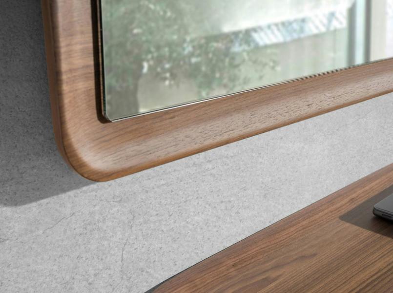 Angel Cerdá Rectangular Walnut Wall Mirror 3248