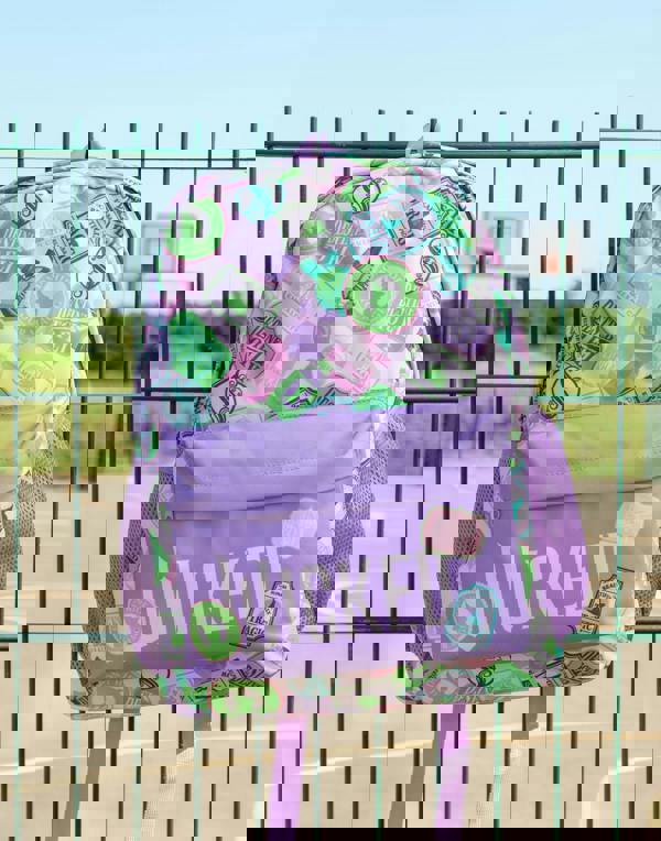 Vanilla Underground Wicked Girls Purple Icons Backpack (One Size)