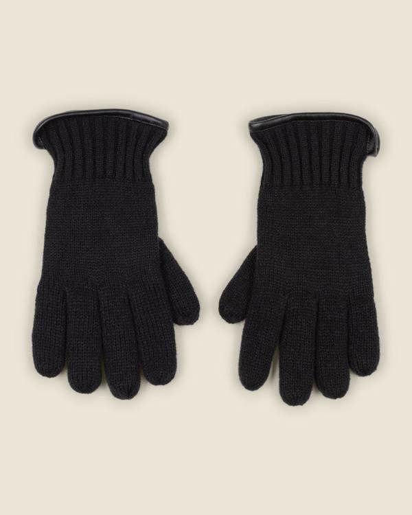 Larsson & Co Knitted Gloves With Fleece Lining