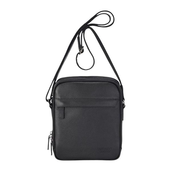 Infinity Leather Genuine Leather Vintage Messenger Crossbody Travel Bag - Hawthrone
