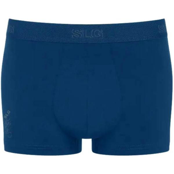 Sloggi 2-Pack SLG Base Boxer Trunks, Blue/Charcoal