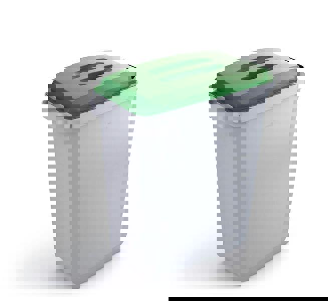 Durable 60L Bin Lid Green | Rectangular Recycling Bin Lid | Food Safe | DURABIN