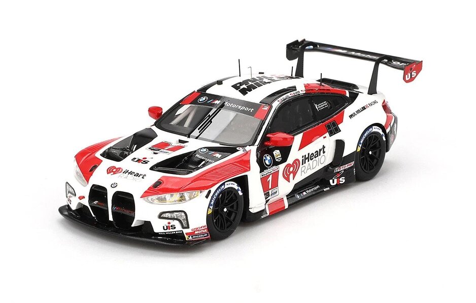 MCSlots BMW M4 GT3 #1 Paul Miller Racing 2024 IMSA Daytona 24Hrs GTD Pro 3rd Place 1:43 Scale TSM430786