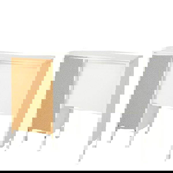 Furniture To Go Madrid Desk 3 drawers White