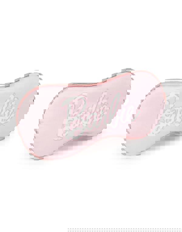 Barbie Womens Pink Applique logo & Eye Mask Hot Water Bottle With Eye Mask (One Size)