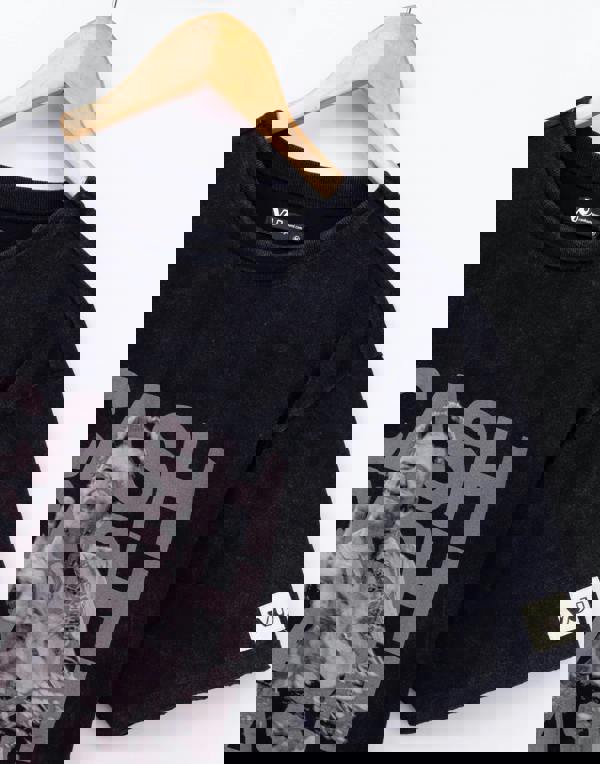 Johnny Cash Mens Black Character Short Sleeved T-Shirt