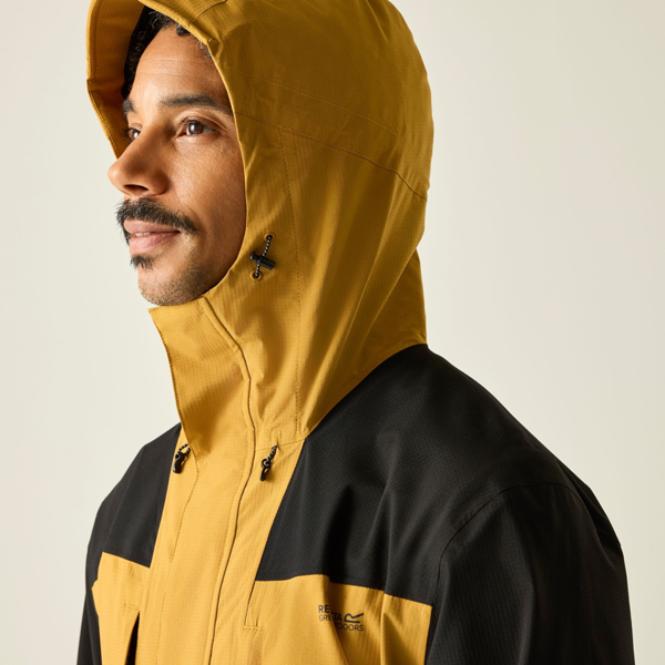 Regatta Mens Freesdale Waterproof Jacket - Wood Brown/Black