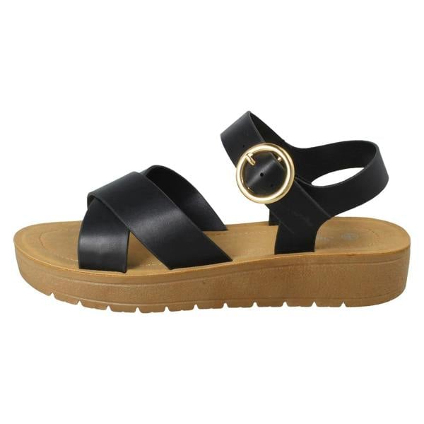 Savannah Ladies Savannah Buckle Fastening Summer Sandals F00446