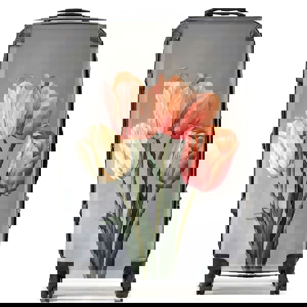 Warren Reed Spring Tulips Suitcase