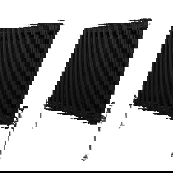 Monstershop Traditional 2 Column Radiator - 600 x 1012mm - Black