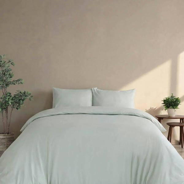 Martex Everyday Luxury Cotton Duvet Cover Set - Morning Mist