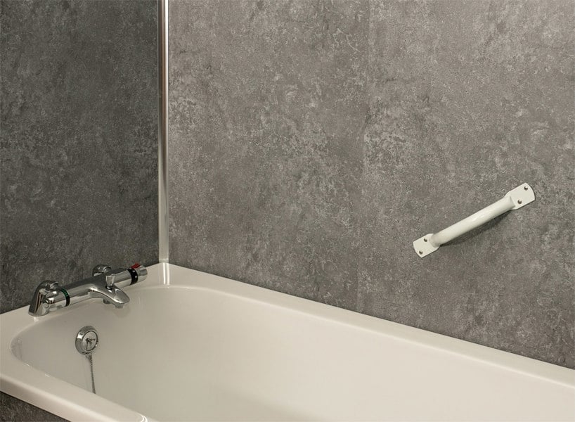 Aidapt Solo Easigrip Steel Grab Bar 12 inch White